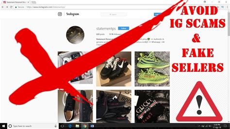 fake shoe sellers on instagram|how to spot a fake instagram vendor.